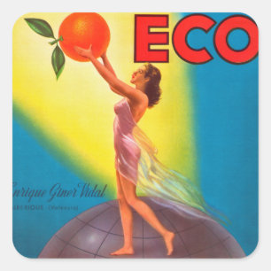 Eco Oranje Etiket