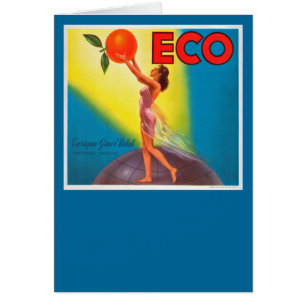  Eco Oranje Etiket