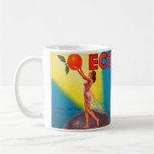  Eco Oranje Etiket Koffiemok (Links)