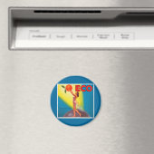  Eco Oranje Etiket Magneet (Insitu (Vaatwasser))