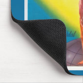 Eco Oranje Etiket Muismat (Hoek)