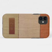 Eco Organic Natural Fibre iPhone 5 Hoesje (Achterkant (horizontaal))