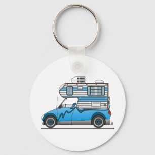 Eco Pick Up Camper Blue Sleutelhanger