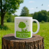 Eco Quote Leven in harmonie met Natuur Koffiemok