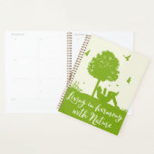 Eco Quote Leven in harmonie met Natuur Planner (Display)