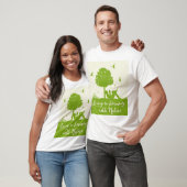 Eco Quote Leven in harmonie met Natuur T-shirt (Unisex)