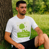 Eco Quote Leven in harmonie met Natuur T-shirt