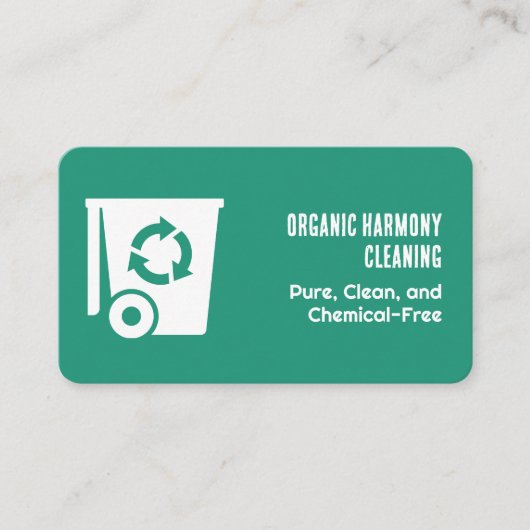 Eco-reiniging Visitekaartje (Voorkant)