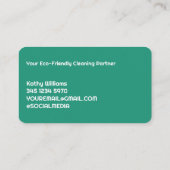 Eco-reiniging Visitekaartje (Achterkant)