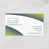 Eco-reinigingsmiddelen Visitekaartje (Achterkant)