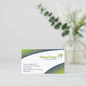Eco-reinigingsmiddelen Visitekaartje (Staand voorkant)