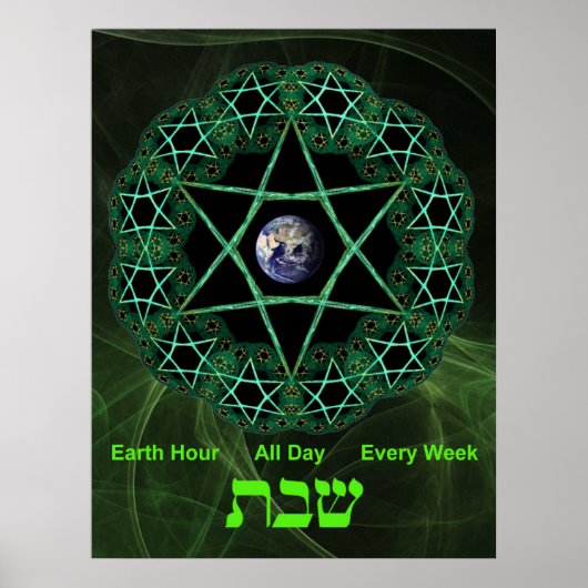 Eco-Shabbat Poster (Voorkant)