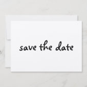 eco sparen de datum save the date (Voorkant)