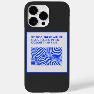 Eco Statement Modern Minimalistic Wave iPhone Case