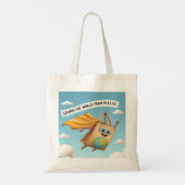 Eco Superhero - Ga groen met stijl Tote Bag (Achterkant)