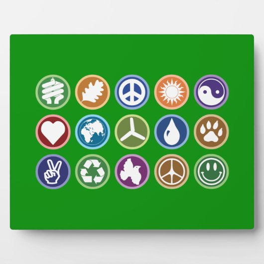 Eco-symbolen Fotoplaat (Voorkant)