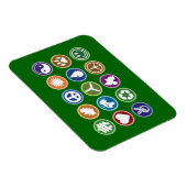 Eco-symbolen Magneet (Rechterzijde)