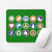 Eco-symbolen Muismat (Met muis)