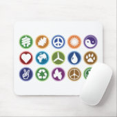 Eco-symbolen Muismat (Met muis)