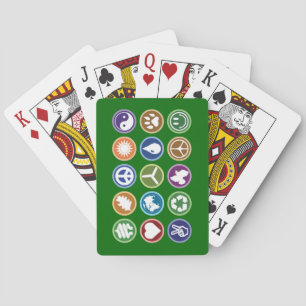 Eco-symbolen Pokerkaarten