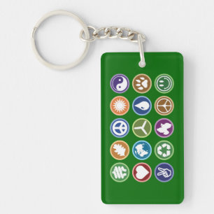 Eco-symbolen Sleutelhanger