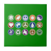 Eco-symbolen Tegeltje (Voorkant)