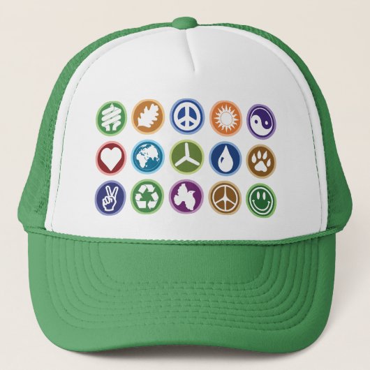 Eco-symbolen Trucker Pet (Voorkant)