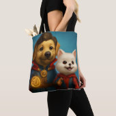 Eco tas, herbruikbare tas, stof tas, duurzaam f tote bag (Dichtbij)