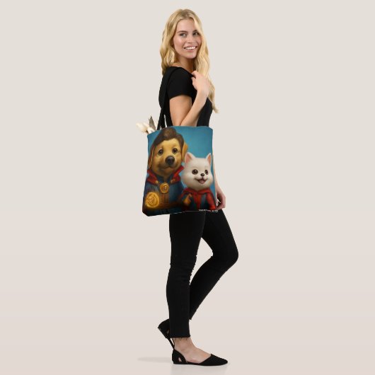 Eco tas, herbruikbare tas, stof tas, duurzaam f tote bag (Op model)