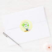 Eco Think Green Ronde Sticker (Envelop)