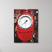 Eco Tireflator-luchtmeter Canvas Afdruk (Voorkant)