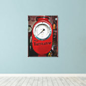 Eco Tireflator-luchtmeter Canvas Afdruk (Insitu (Houten vloer))