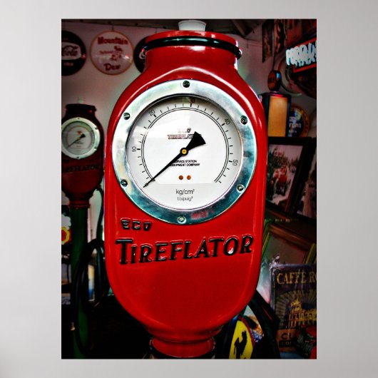 Eco Tireflator-luchtmeter Poster (Voorkant)