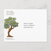 Eco Tree RSVP Response Kaart (Achterkant)