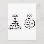 Eco versus Ego Briefkaart (Voorkant)