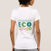 Eco voor ego t-shirt (Achterkant)
