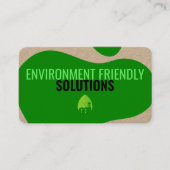 Eco-vriendelijk Visitekaartje met QR-code (Voorkant)