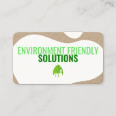 Eco-vriendelijk Visitekaartje met QR-code (Voorkant)