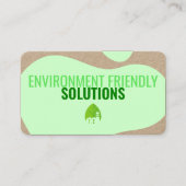 Eco-vriendelijk Visitekaartje met QR-code (Voorkant)