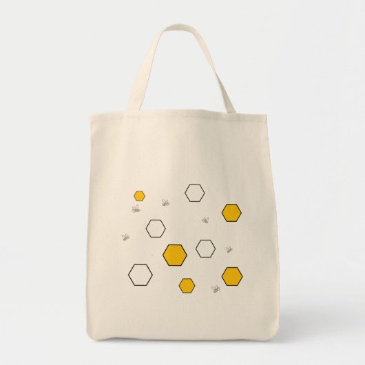  eco-vriendelijke bijen Canvas tas (Voorkant)