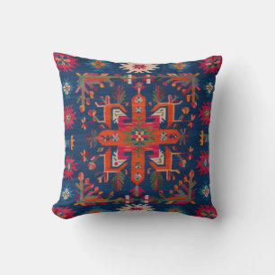 Eco-vriendelijke Blue Kilim Kussens: duurzaam Kussen