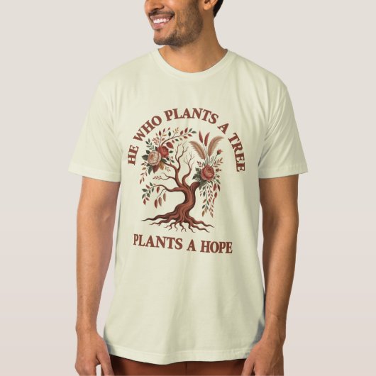Eco Vriendelijke Boom Dag T-Shirt (Voorkant)