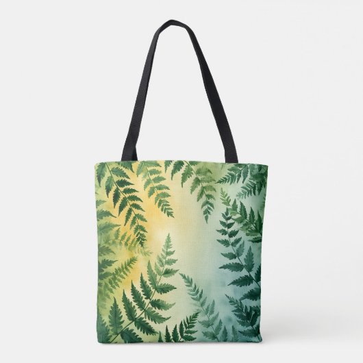 Eco-vriendelijke botanische varen Tas (Achterkant)
