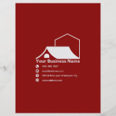 Eco-vriendelijke Business Flyer voor het verkopen  (Achterkant)