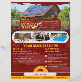 Eco-vriendelijke Business Flyer voor het verkopen 