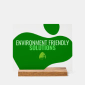 Eco-vriendelijke Business Sign Acryl Bord (Voorkant)