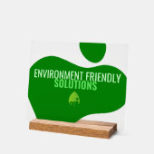 Eco-vriendelijke Business Sign Acryl Bord (Hoek)