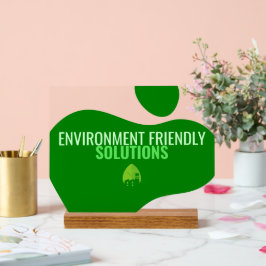 Eco-vriendelijke Business Sign Acryl Bord