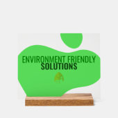 Eco-vriendelijke Business Sign Acryl Bord (Voorkant)