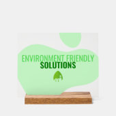 Eco-vriendelijke Business Sign Acryl Bord (Voorkant)